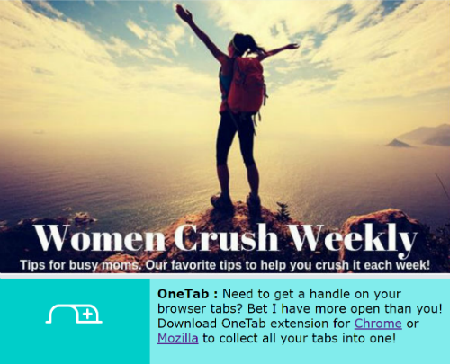 Women Crush Weekly Email Newsletter Screenshot or broken image because the code keeps losing the image